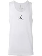 Nike Jordan Flight Basketball Jersey Tank Top, Men's, Size: Medium, White, Cotton/polyester