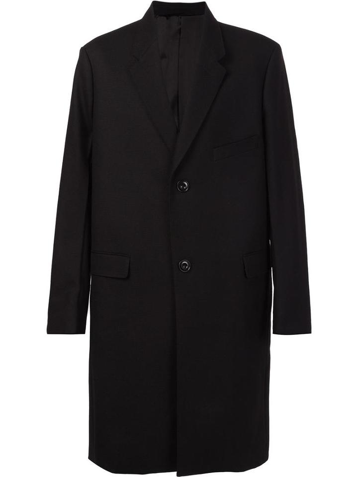 Lemaire Shetland Suit Coat, Men's, Size: 48, Black, Wool
