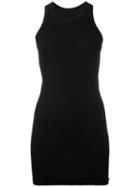Rick Owens Drkshdw - Ribbed Tank Top - Women - Cotton - M, Black, Cotton