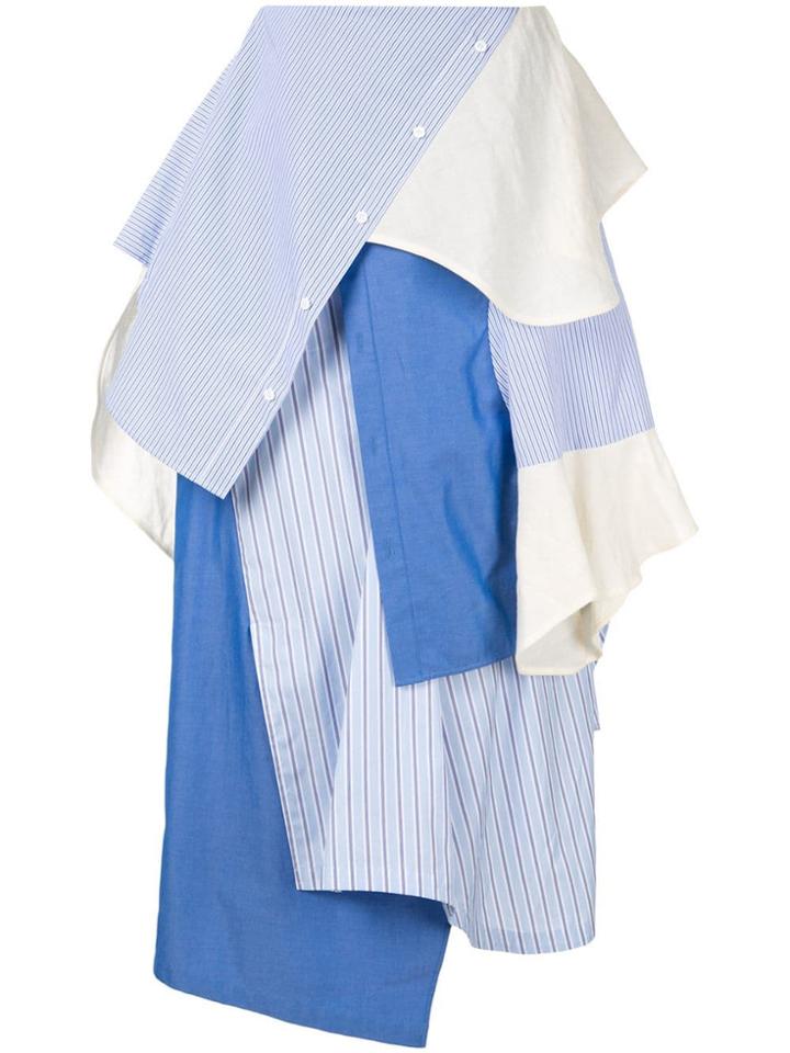 Enföld Deconstructed Shirt Maxi Skirt - Blue
