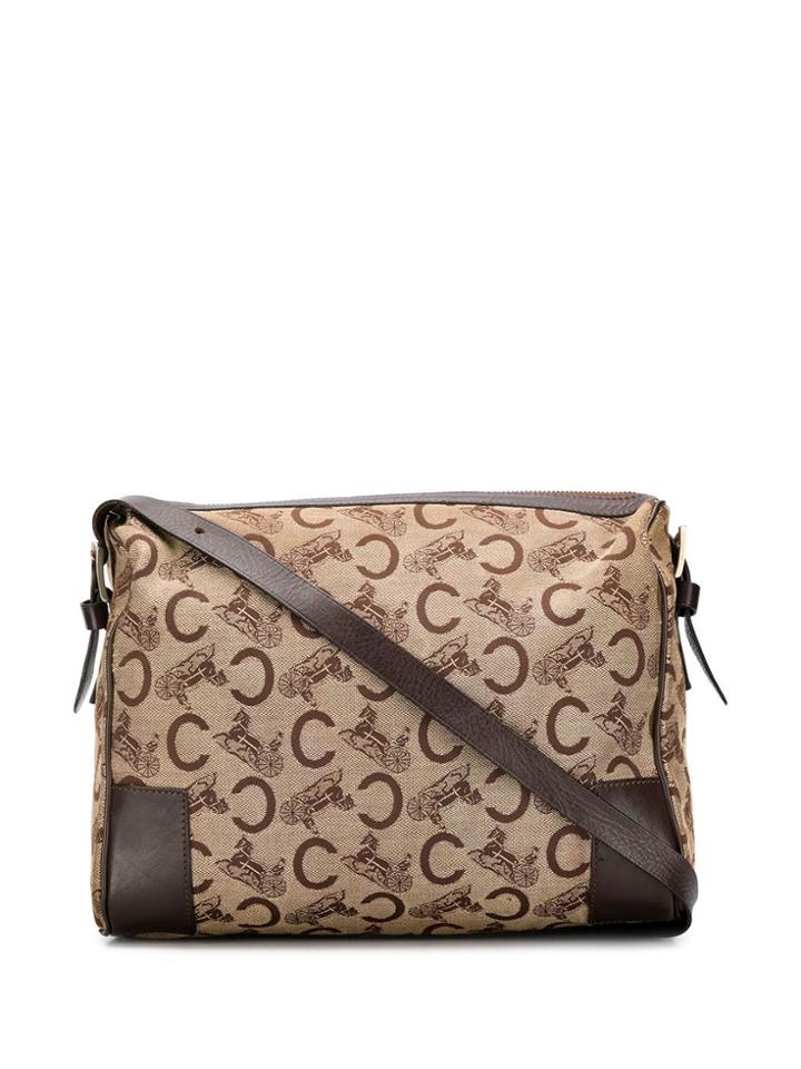 Céline Pre-owned Horse Carriage Pattern Shoulder Bag - Brown