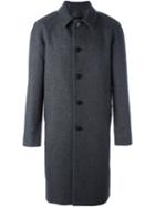 Msgm Classic Coat, Men's, Size: 52, Grey, Polyamide/polyester/acetate/wool