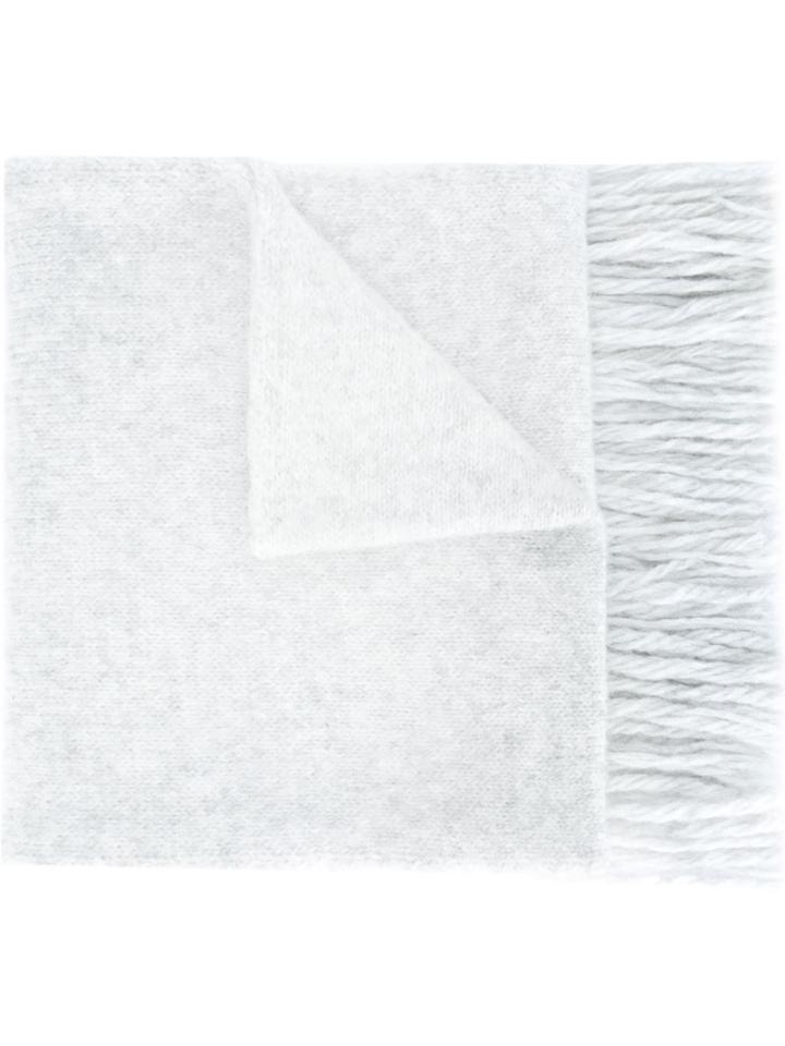 Ami Alexandre Mattiussi Scandinavian Pattern Knitted Scarf