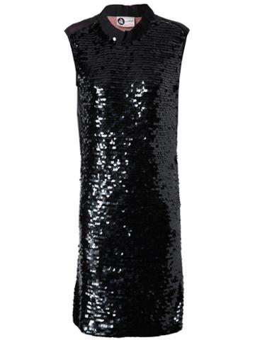 Lanvin Appliqued Sequin Dress