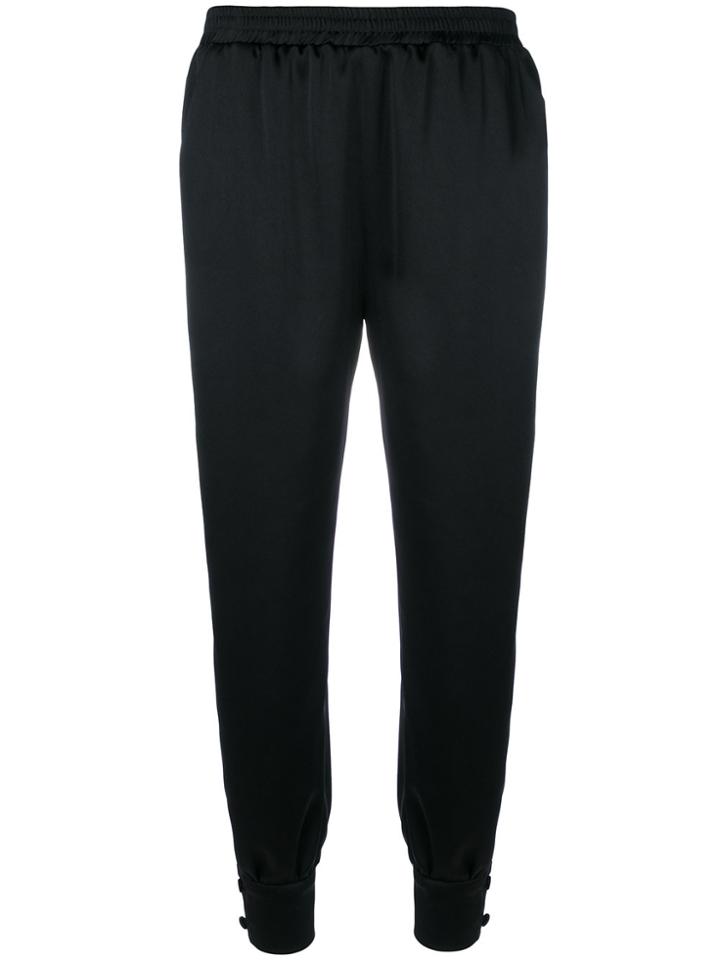 Styland Cropped Trousers - Black