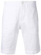 Aspesi Wrinkled Effect Deck Shorts - White