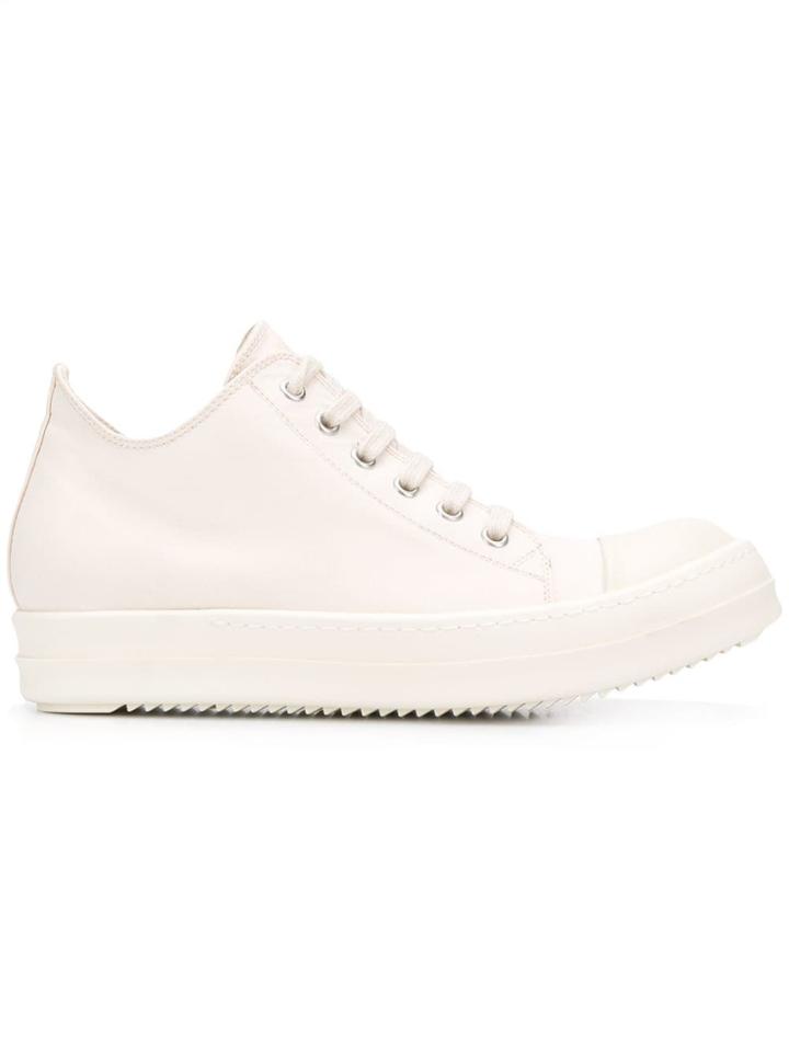 Rick Owens Drkshdw Low Top Sneakers - White