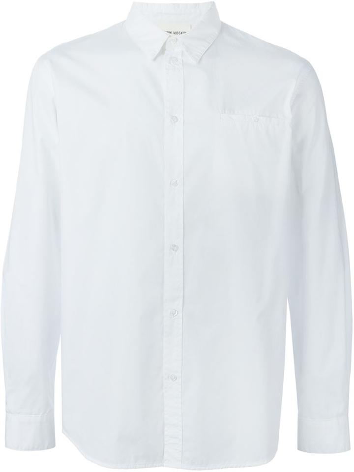 Henrik Vibskov Nikolaj Shirt, Men's, Size: M, White, Cotton