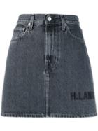 Helmut Lang Denim Mini Skirt - Blue