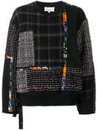 3.1 Phillip Lim Patchwork Jumper - Black