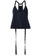Strateas Carlucci Cami Top, Women's, Size: 8, Black, Cotton/polyester