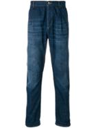 Brunello Cucinelli High-waist Straight-leg Jeans - Blue