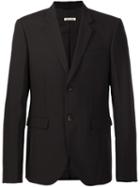 Marni Tropical Wool Slim Blazer, Men's, Size: 50, Brown, Virgin Wool