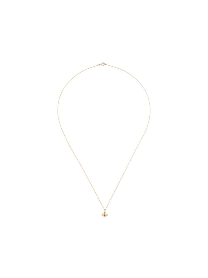 Eye M By Ileana Makri Mini Eye Necklace - Metallic