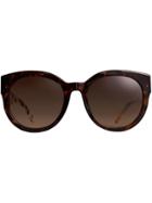 Burberry Round Frame Sunglasses - Brown