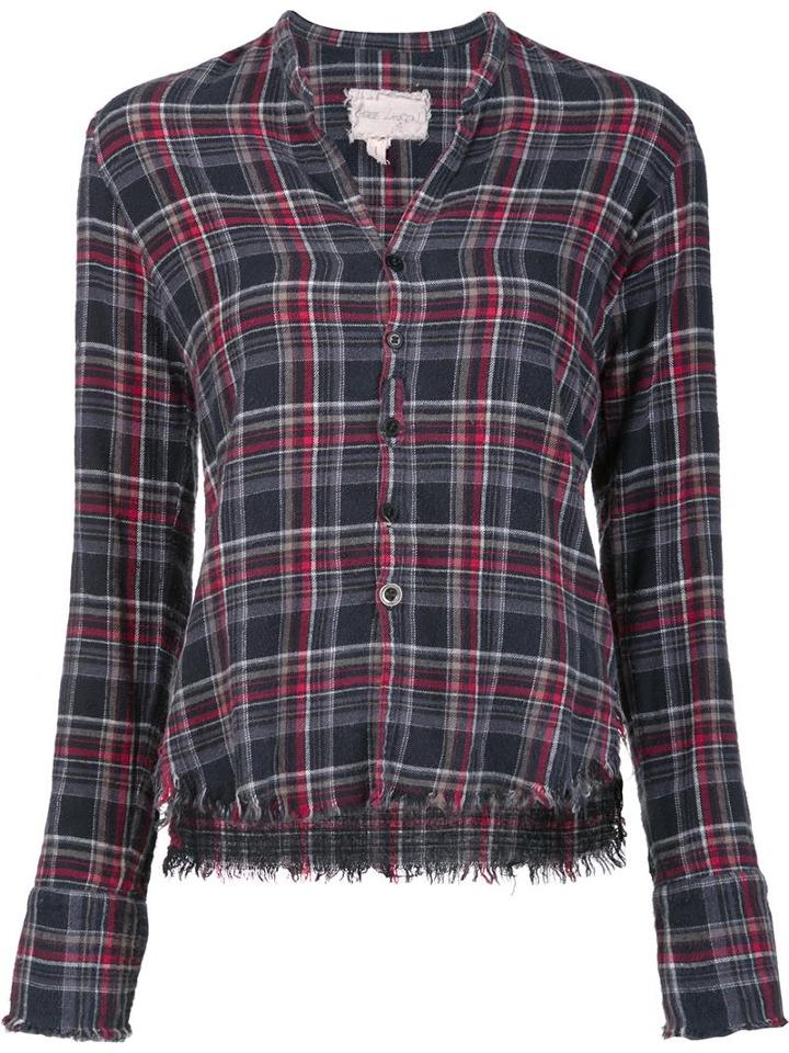 Greg Lauren 'flannel Studio' Shirt, Women's, Size: 2, Black, Cotton