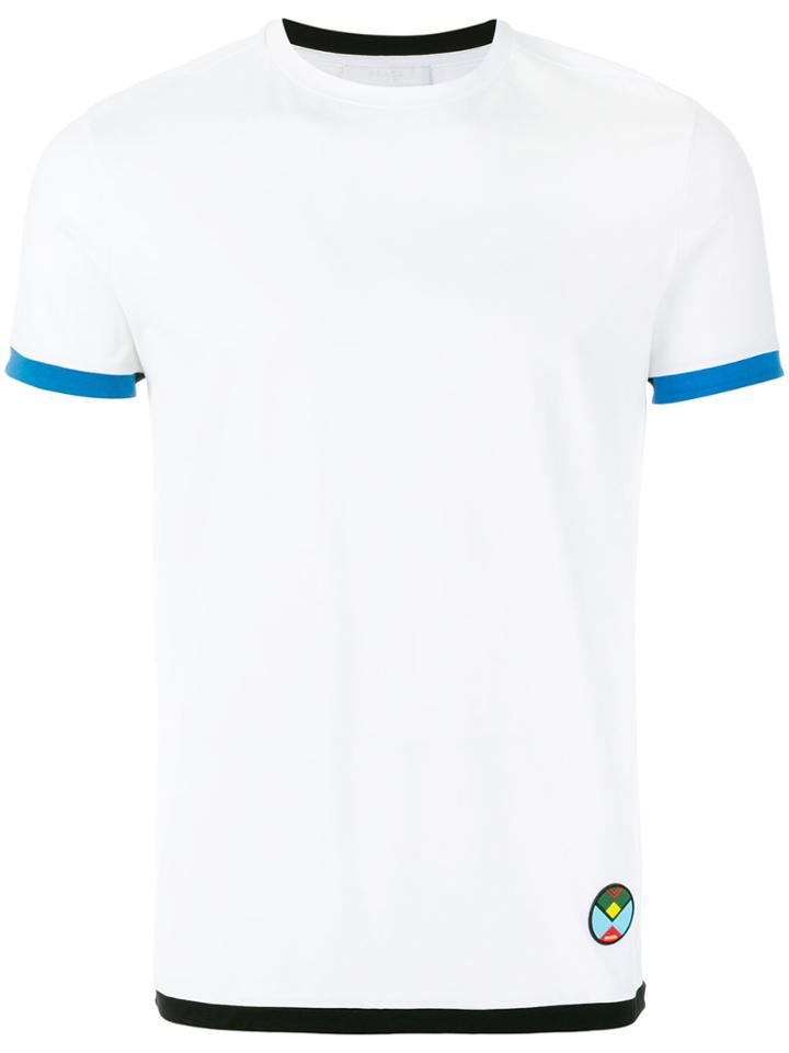 Prada Contrast Trim T-shirt - White