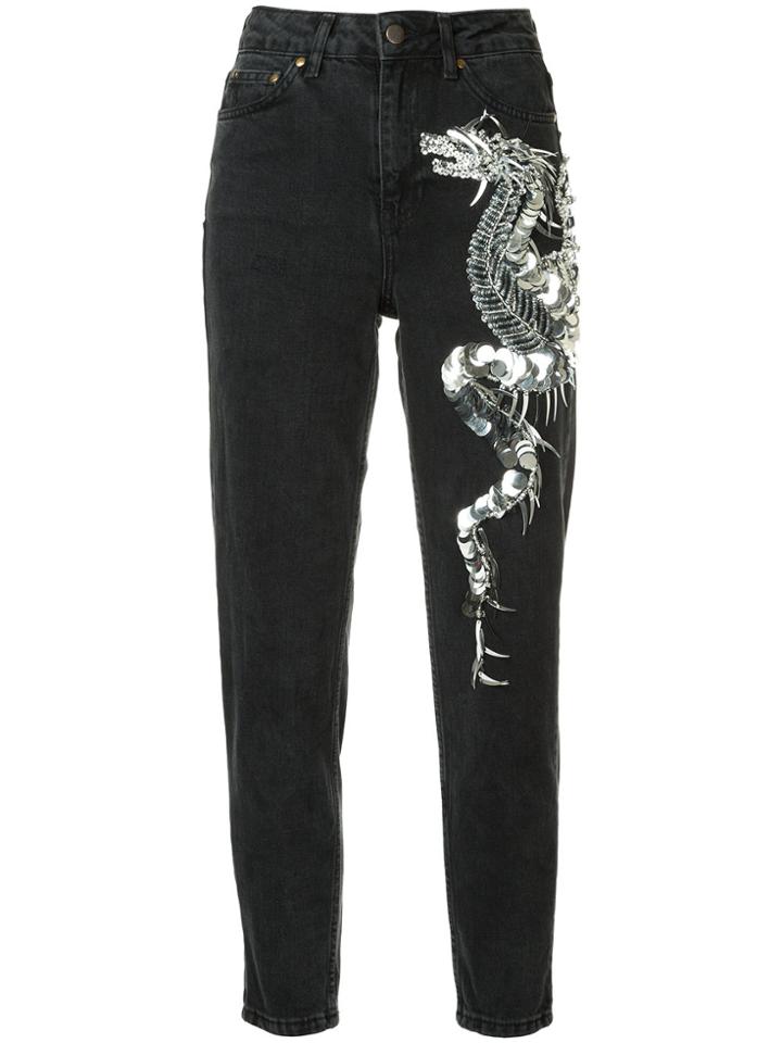 Dalood Drangon Jeans - Black
