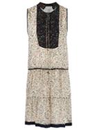 Talie Nk Floral Print Dress, Women's, Size: 36, Nude/neutrals, Silk
