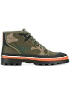 Valentino Valentino Garavani Camouflage Boots - Green