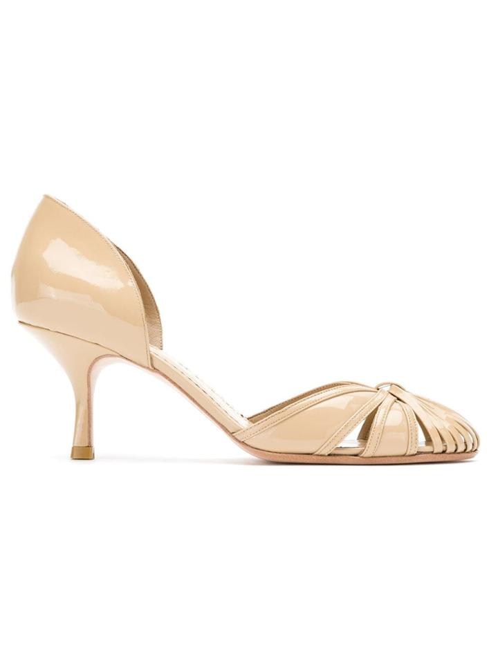 Sarah Chofakian Leather Sarah Pumps - Neutrals