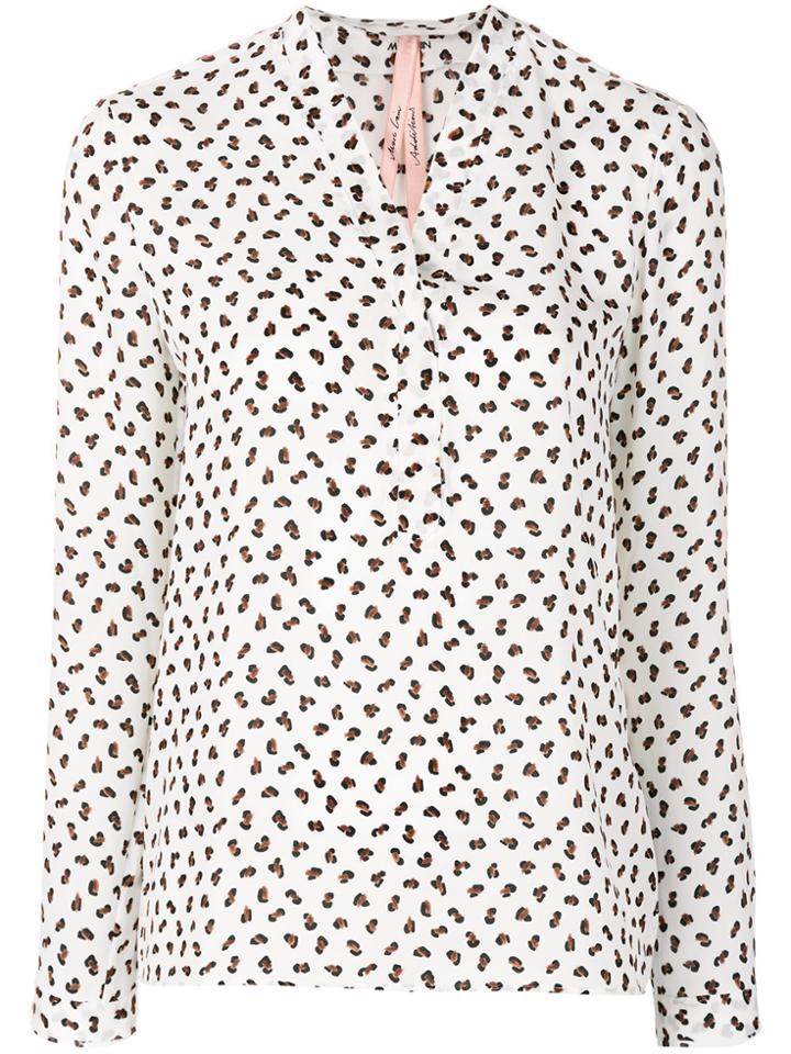 Marc Cain Patterned Blouse - White