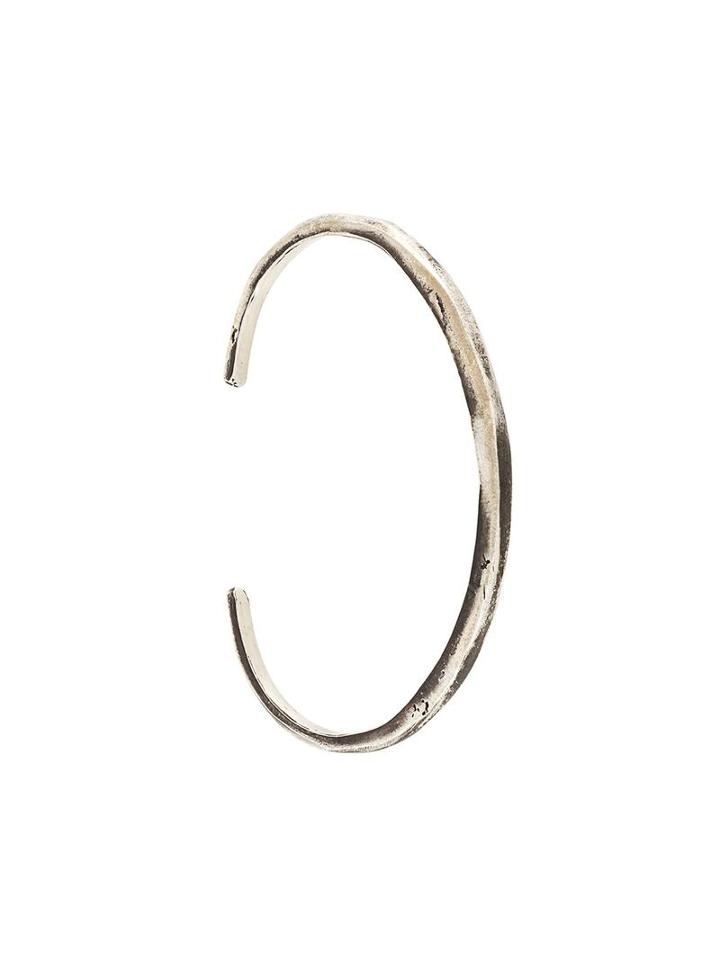 Henson Thin Carved Cuff, Adult Unisex, Size: Large, Metallic