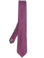 Canali Printed Tie - Pink & Purple