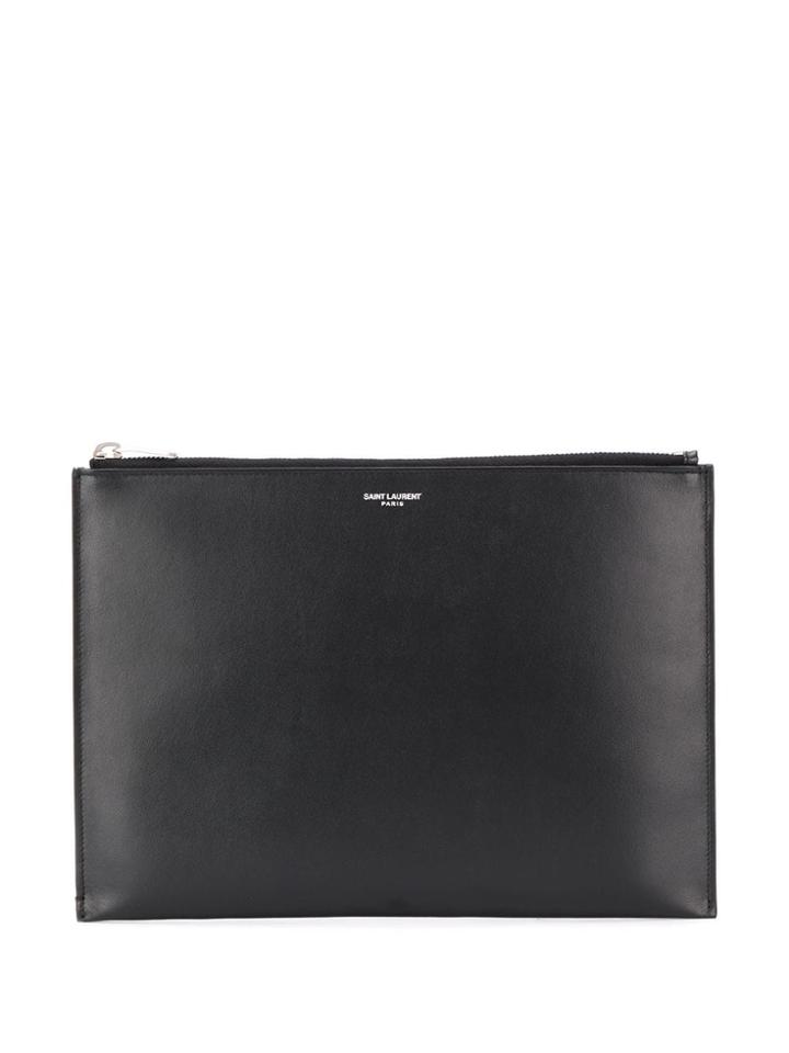 Saint Laurent Slim Clutch - Black