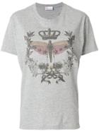 Red Valentino Butterfly Wreath T-shirt - Grey
