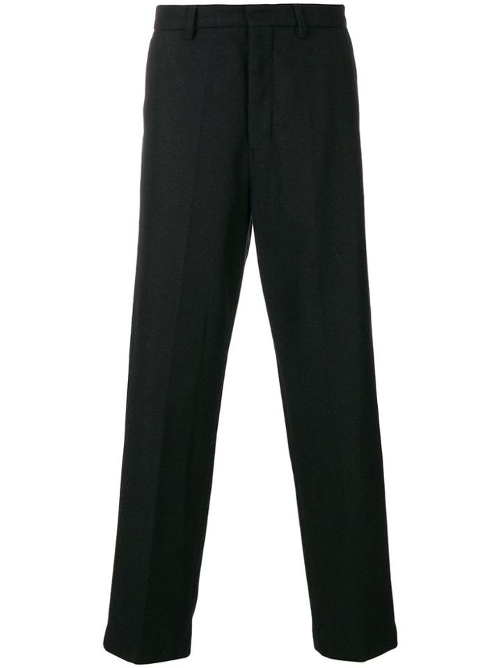 Ami Alexandre Mattiussi Wide Fit Trousers - Black