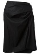 Lanvin Vintage Gathered Skirt - Black
