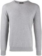 Z Zegna Long Sleeved Sweater - Grey