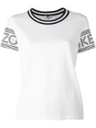 Kenzo Round Neck T-shirt, Women's, Size: Xs, White, Cotton