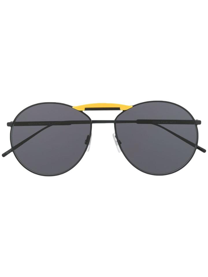 Fendi Eyewear Circle Frame Sunglasses - Black