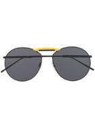 Fendi Eyewear Circle Frame Sunglasses - Black