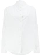 Geoffrey B. Small Standing Collar Shirt - White