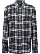 Just Cavalli Plaid Button Down Shirt