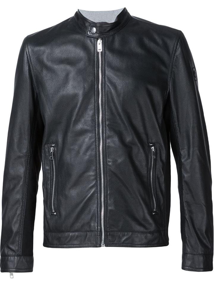 Diesel Band Collar Zipped Jacket