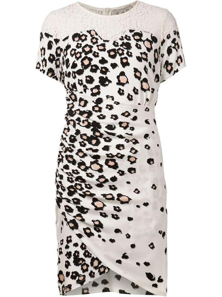Sea Leopard Lace Sheath Dress