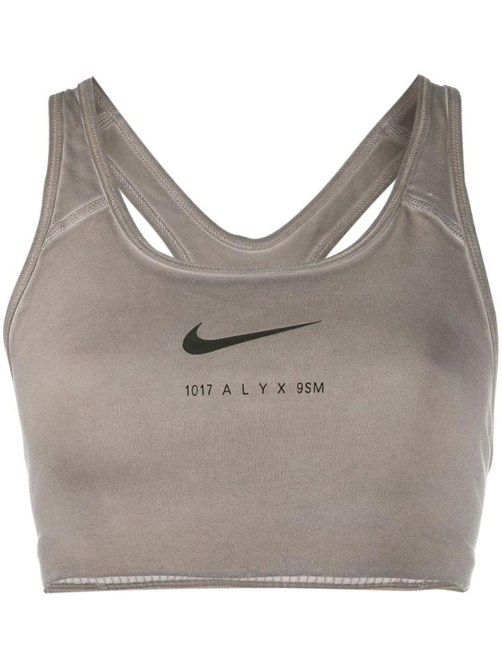 1017 Alyx 9sm X Nike Jersey Bra Top - Brown