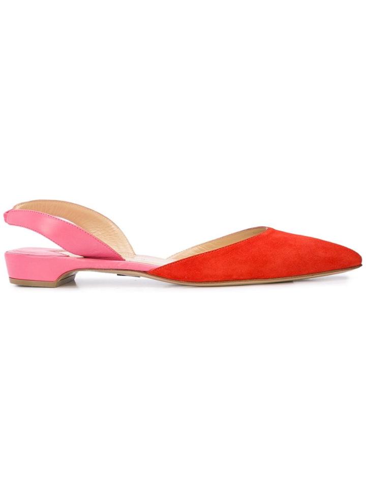 Paul Andrew Rhea 15 Ballerina Shoes - Red