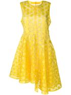 Paskal Laser Cut Slip Dress - Yellow & Orange