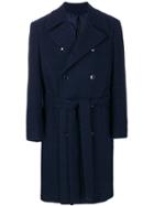 Mp Massimo Piombo Belted Coat - Blue