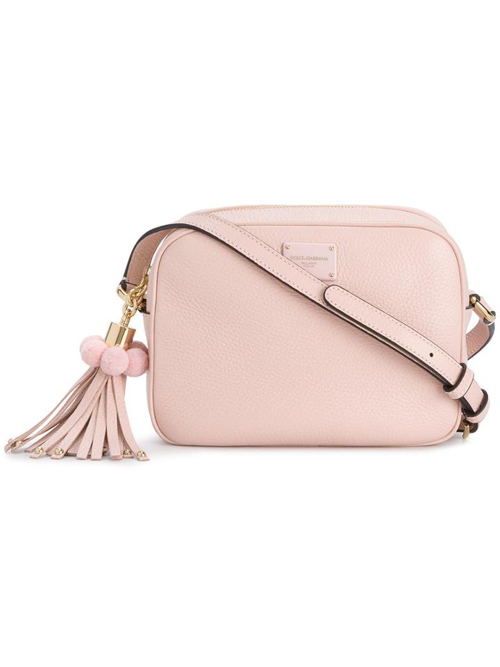 Dolce & Gabbana - Small Glam Cross-body Bag - Women - Calf Leather - One Size, Pink/purple, Calf Leather