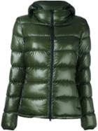 Herno Padded Jacket, Women's, Size: 38, Green, Polyamide/feather Down/polyester