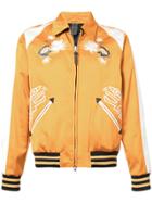 Coach X Keith Haring Varsity Jacket - Yellow & Orange
