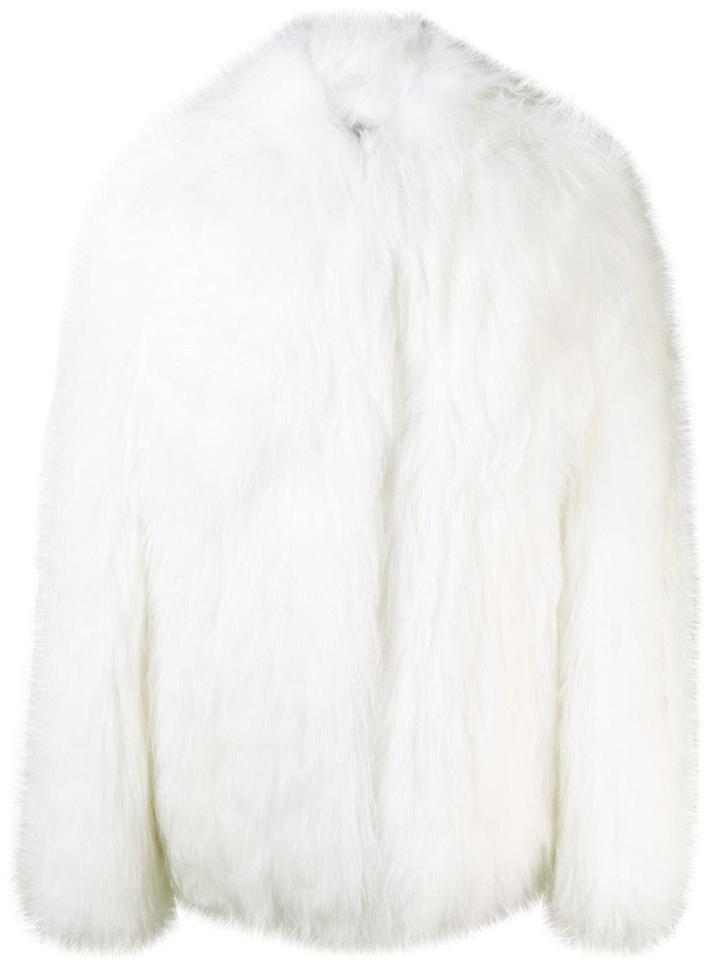 Nina Ricci Shaggy Jacket - White