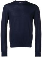 Hackett Round Neck Sweater - Blue