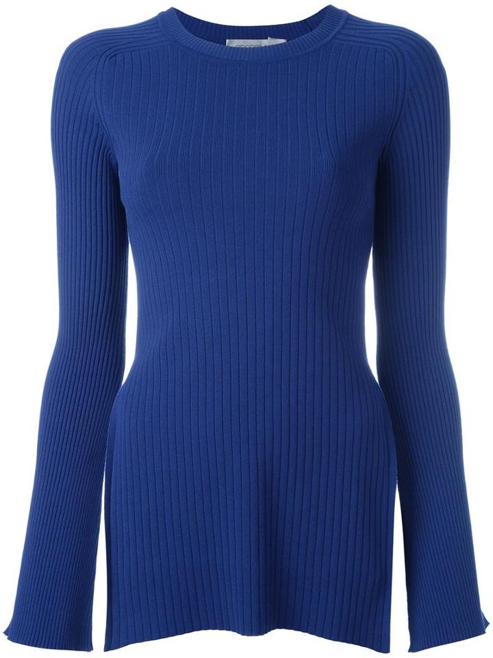 Sportmax Torre Jumper, Women's, Size: Large, Blue, Viscose/polyester